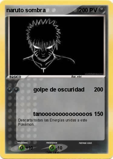 Pokemon naruto sombra