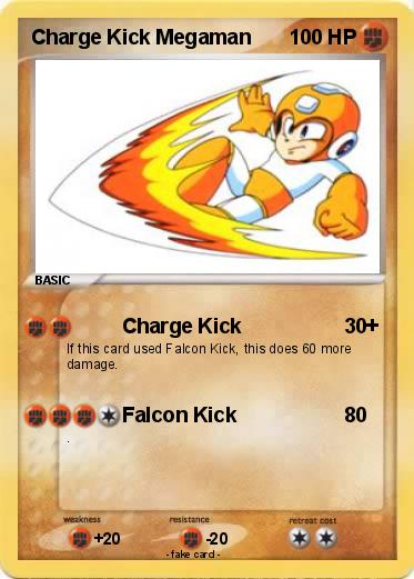 Pokemon Charge Kick Megaman