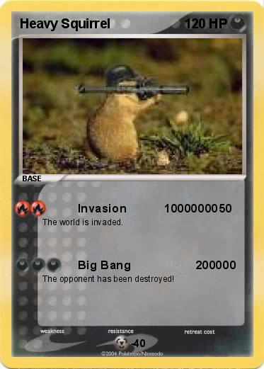 Pokemon Heavy Squirrel