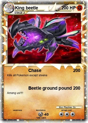 Pokemon King beetle