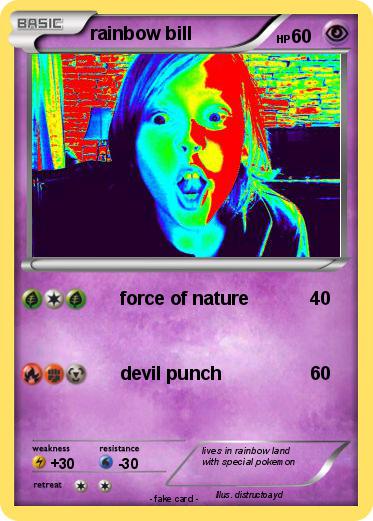 Pokemon rainbow bill