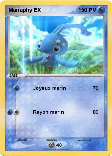 Pokemon Manaphy EX