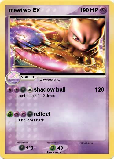 Pokemon mewtwo EX