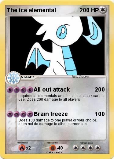 Pokemon The ice elemental