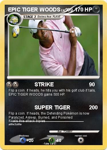 Pokemon EPIC TIGER WOODS