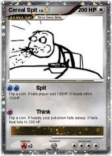Pokemon Cereal Spit