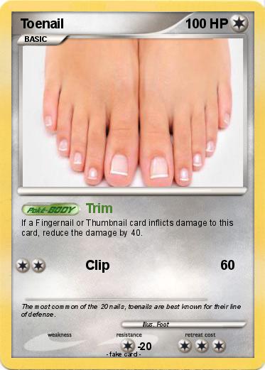 Pokemon Toenail