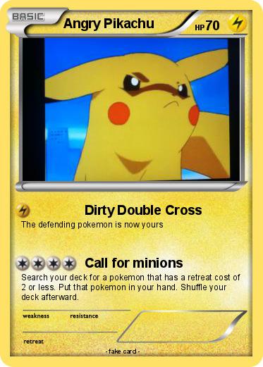 Pokemon Angry Pikachu