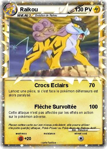 Pokemon Raikou