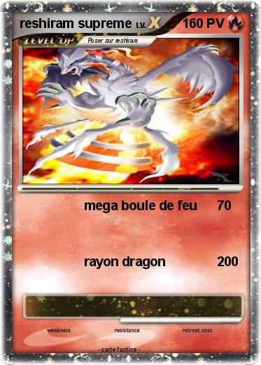 Pokemon reshiram supreme