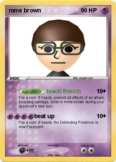 Pokemon mme brown