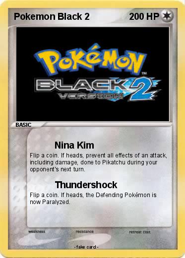 Pokemon Pokemon Black 2