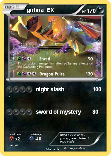 Pokemon girtina  EX