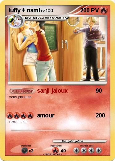 Pokemon luffy + nami