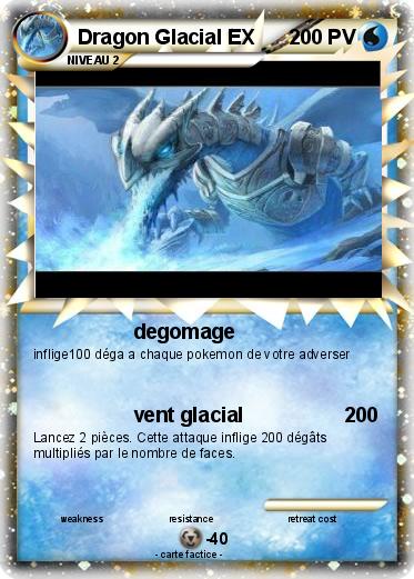 Pokemon Dragon Glacial EX