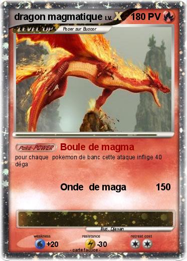 Pokemon dragon magmatique