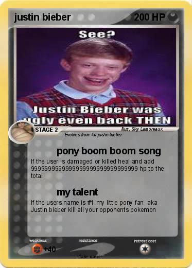 Pokemon justin bieber