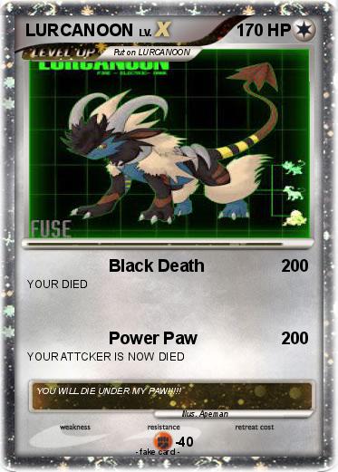 Pokemon LURCANOON