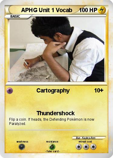 Pokemon APHG Unit 1 Vocab