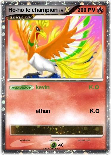 Pokemon Ho-ho le champion