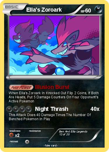 Pokemon Ella's Zoroark