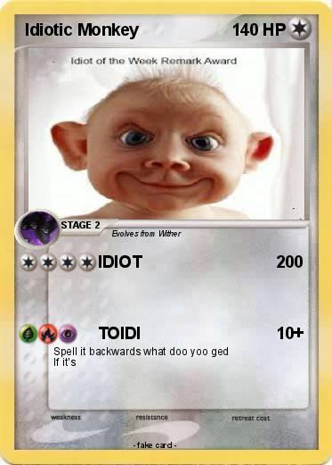 Pokemon Idiotic Monkey