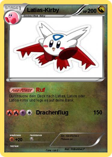 Pokemon Latias-Kirby