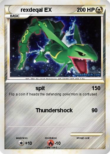 Pokemon rexdeqal EX
