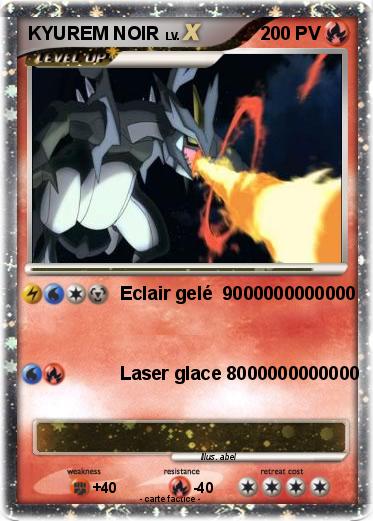 Pokemon KYUREM NOIR