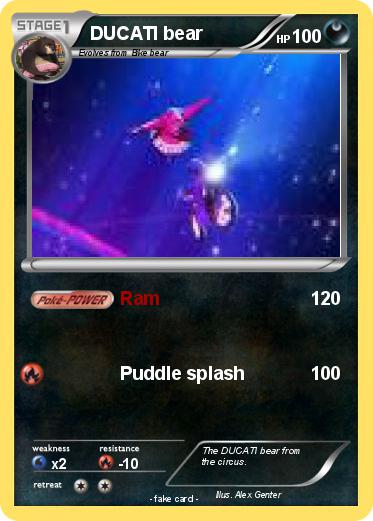 Pokemon DUCATI bear