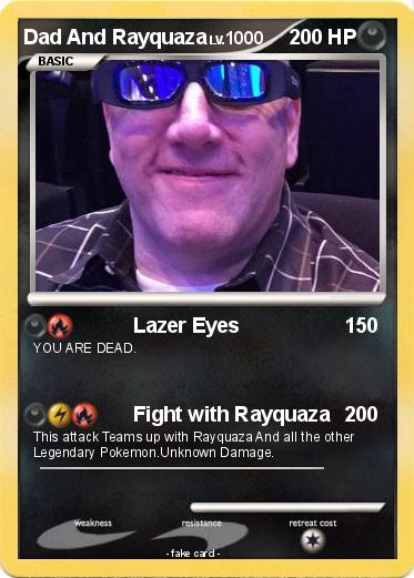 Pokemon Dad And Rayquaza
