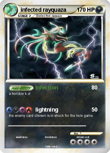 Pokemon infected rayquaza