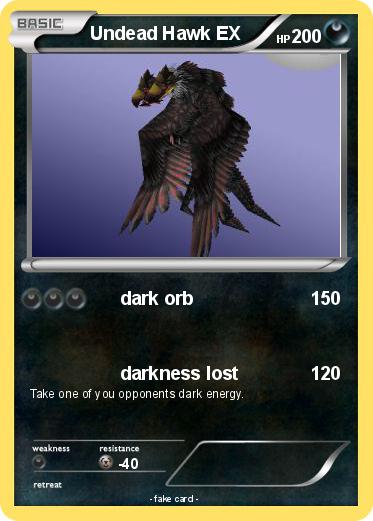 Pokemon Undead Hawk EX