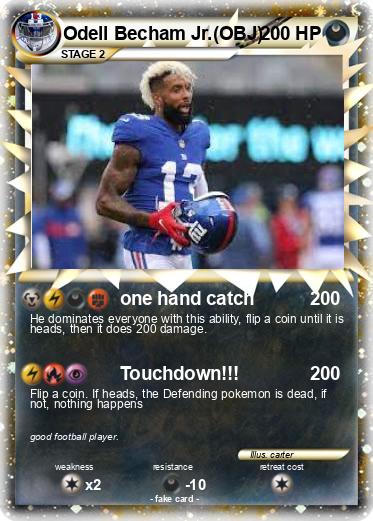 Pokemon Odell Becham Jr.(OBJ)