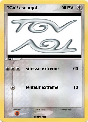 Pokemon TGV / escargot