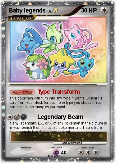 Pokemon Baby legends