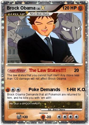 Pokemon Brock Obama