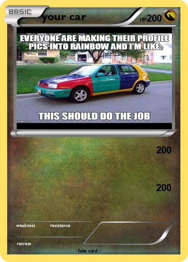 Pokemon your car
