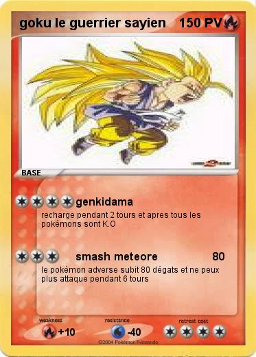 Pokemon goku le guerrier sayien