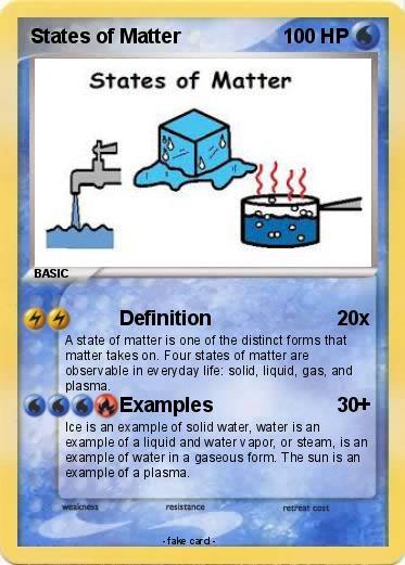 Pokemon States of Matter
