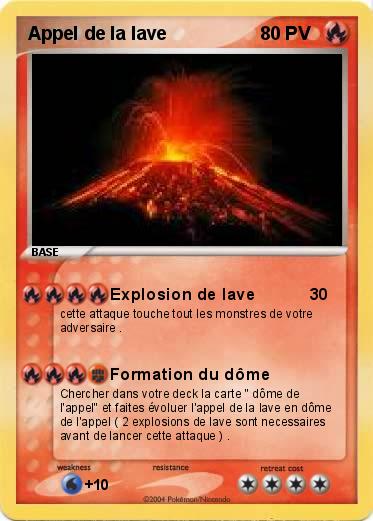 Pokemon Appel de la lave