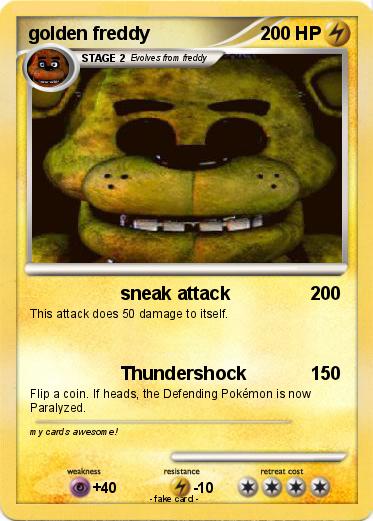 Pokemon golden freddy