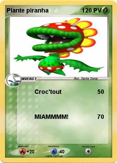 Pokemon Plante piranha