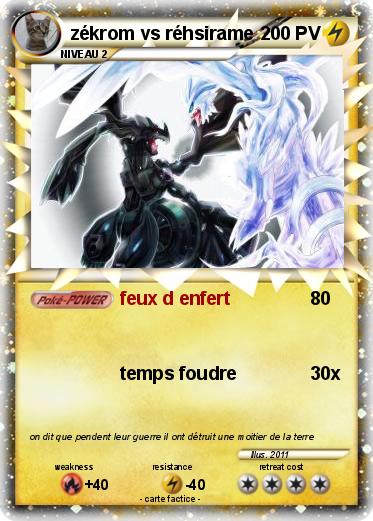 Pokemon zékrom vs réhsirame