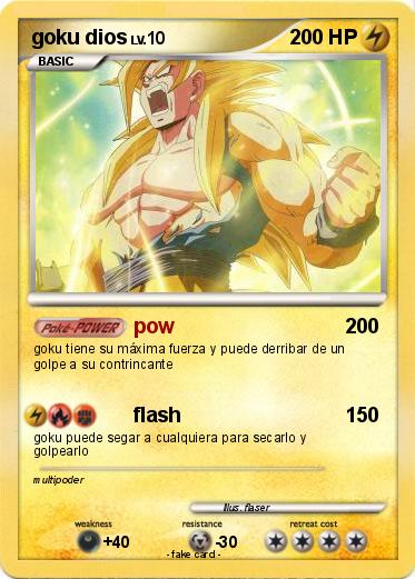 Pokemon goku dios