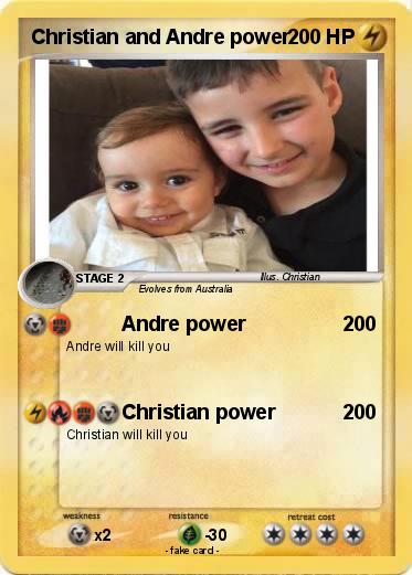 Pokemon Christian and Andre power