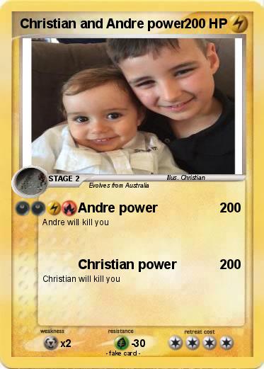 Pokemon Christian and Andre power