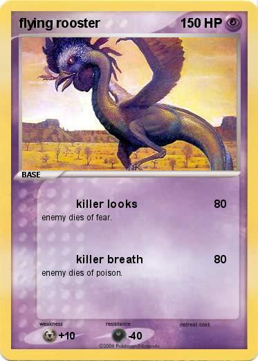 Pokemon flying rooster