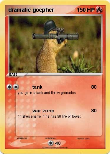 Pokemon dramatic goepher