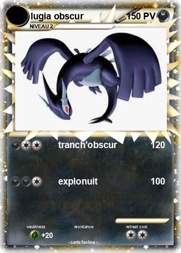 Pokemon lugia obscur